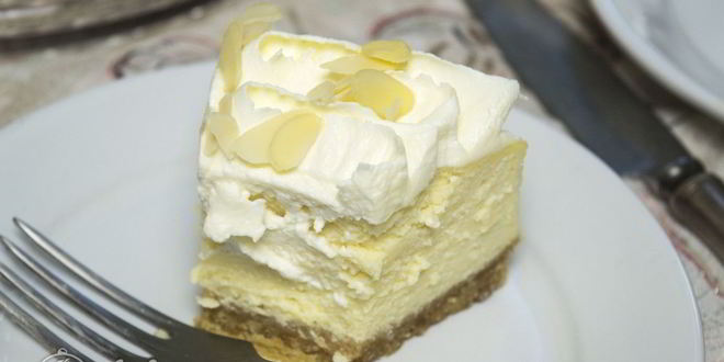 Рецепт миндального чизкейка