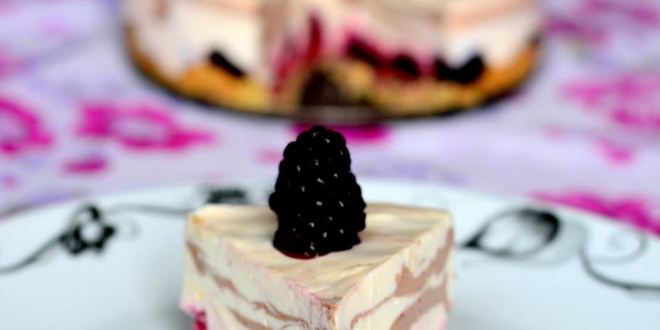 Рецепт полосатого чизкейка на овсяной основе