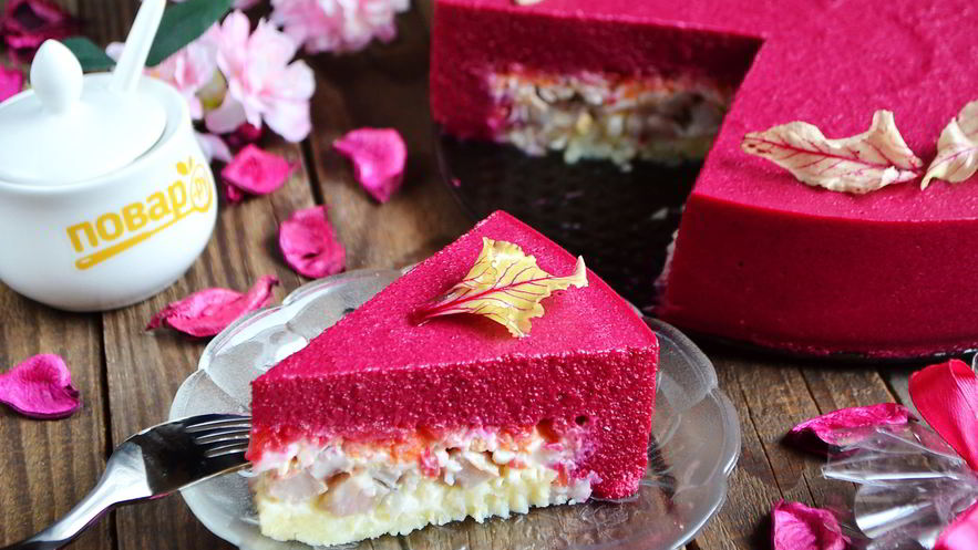 Рецепт селедочного чизкейка