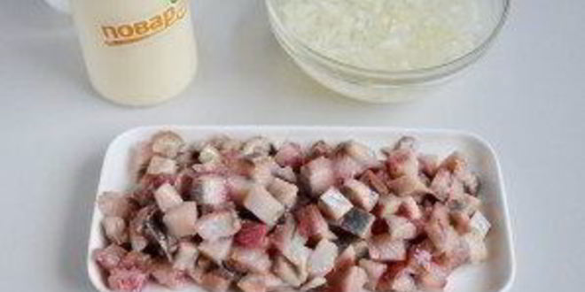 Рецепт селедочного чизкейка