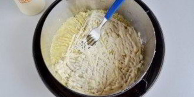 Рецепт селедочного чизкейка