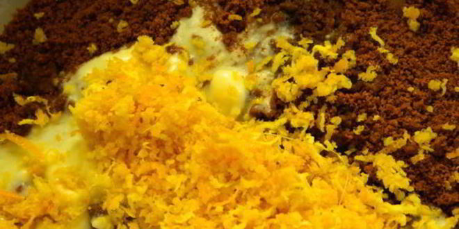 Рецепт шоколадна-апельсинового чизкейк