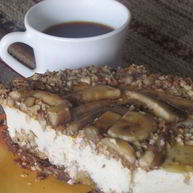 Рецепт Сливочно-бананового чизкейк с орехами