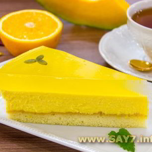 Рецепт Тыквенного чизкейка с апельсиновым желе