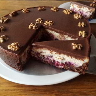 Рецепт Вишнева-смородинового чизкейк