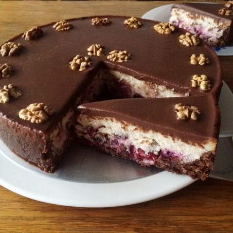 Рецепт Вишнева-смородинового чизкейк