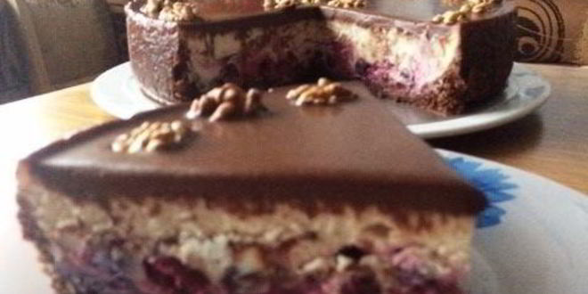 Рецепт вишнева-смородинового чизкейк