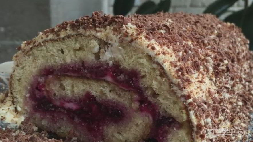 Рецепт домашнего творожного рулета