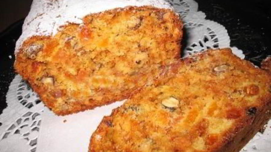 Рецепт абрикосово-орехового кекс