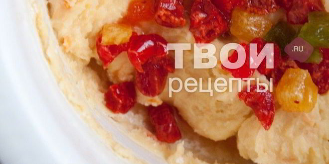 Рецепт апельсинового кекса с клюквой