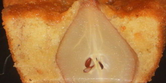 Рецепт кекса кардамонового с пьяной грушей