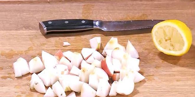 Рецепт кекса на арахисовом масле с яблоком и шоколадом