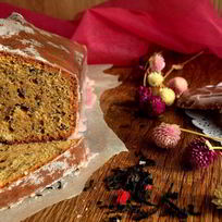 Кекс с чаем Эрл Грей в глазури