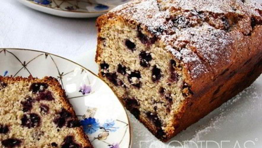 Рецепт кекса с черникой