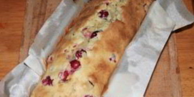 Рецепт кекса с клюквой