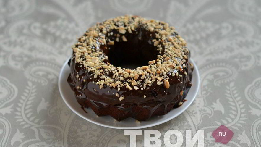 Рецепт кекса с шоколадным ганашем