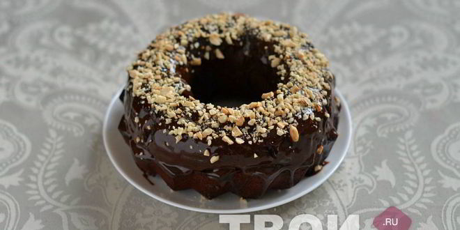 Рецепт кекса с шоколадным ганашем