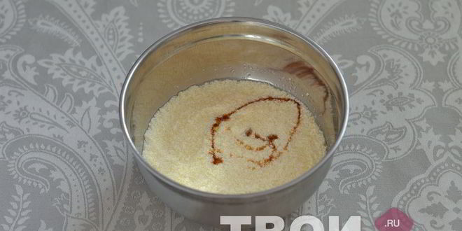 Рецепт кекса с шоколадным ганашем