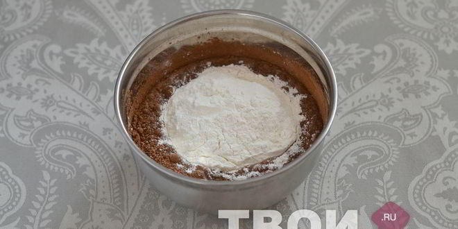 Рецепт кекса с шоколадным ганашем