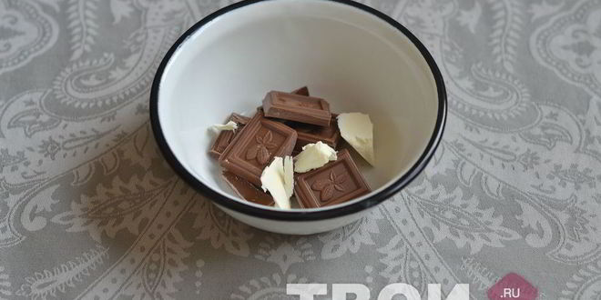 Рецепт кекса с шоколадным ганашем