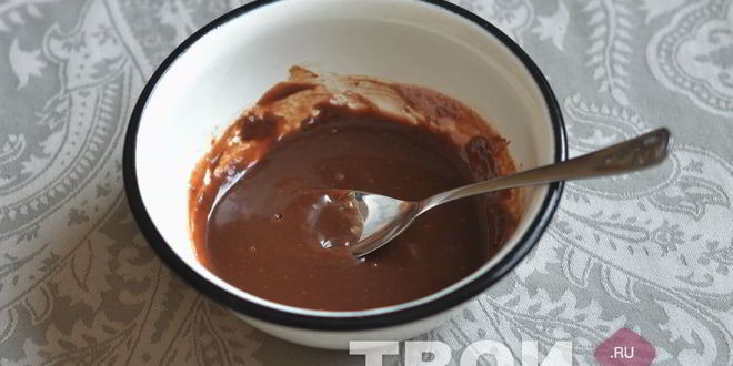 Рецепт кекса с шоколадным ганашем