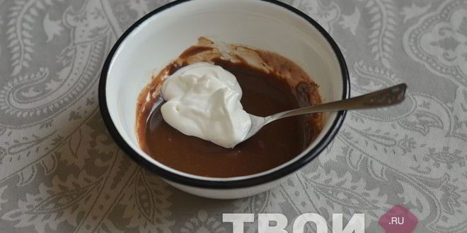 Рецепт кекса с шоколадным ганашем