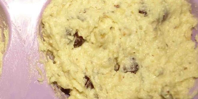 Рецепт кекса с сушеной вишней и ганашем из белого шоколада