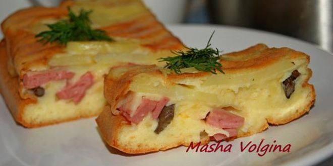 Рецепт кекса закусочного утрений