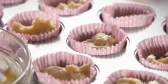 Рецепт кексиков на сметане с конфетами