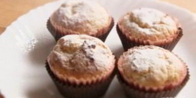 Рецепт кексиков на сметане с конфетами