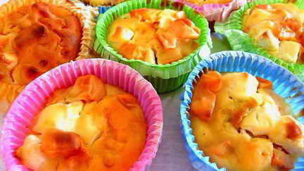 Рецепт Кексов с бататом и сыром фета