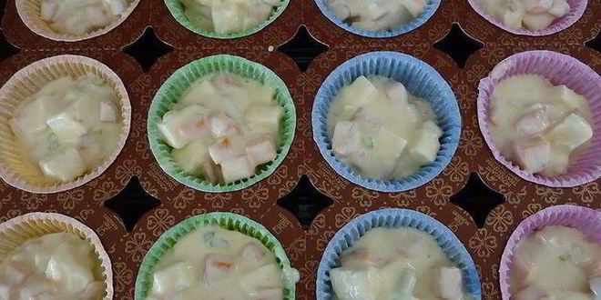 Рецепт кексов с бататом и сыром фета