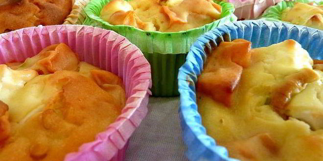 Рецепт кексов с бататом и сыром фета