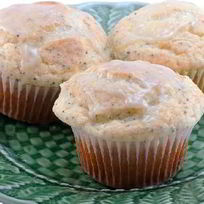 Маковые кексы с заварным кремом