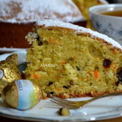 Рецепт Морковного кекса со сливой