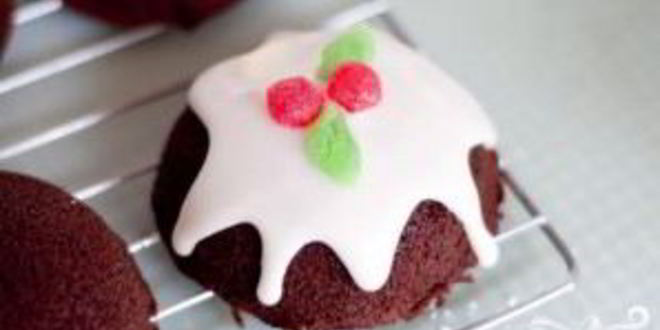 Рецепт новогодних шоколадных капкейков