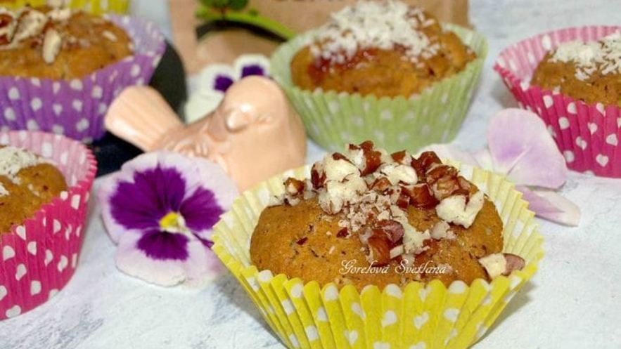 Рецепт орехова-кокосовых кексы