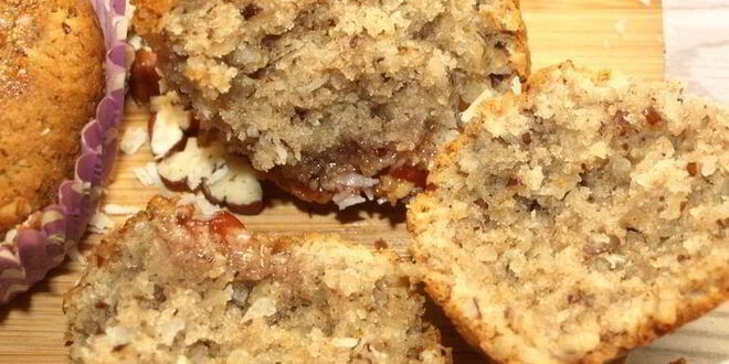 Рецепт орехова-кокосовых кексы