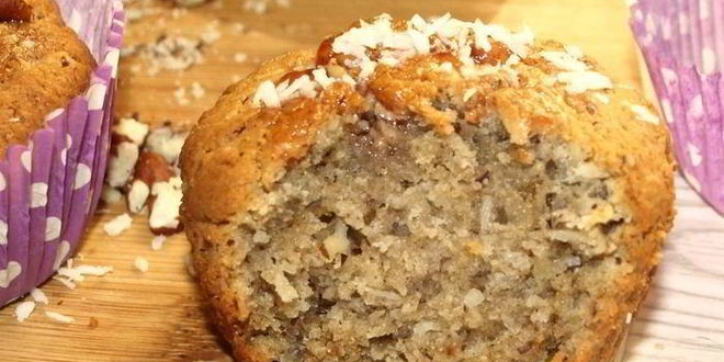 Рецепт орехова-кокосовых кексы