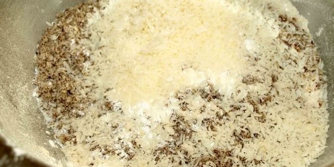 Рецепт орехова-кокосовых кексы