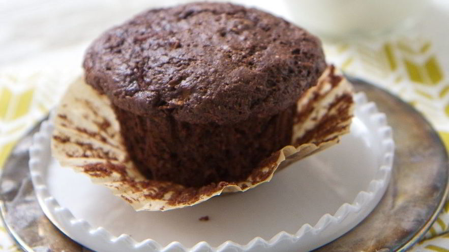 Рецепт шоколадных кексов с грушами