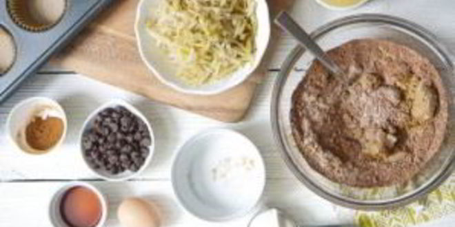 Рецепт шоколадных кексов с грушами