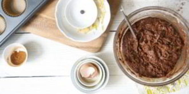 Рецепт шоколадных кексов с грушами