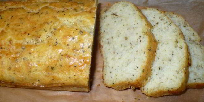 Рецепт сырного кекса с травами