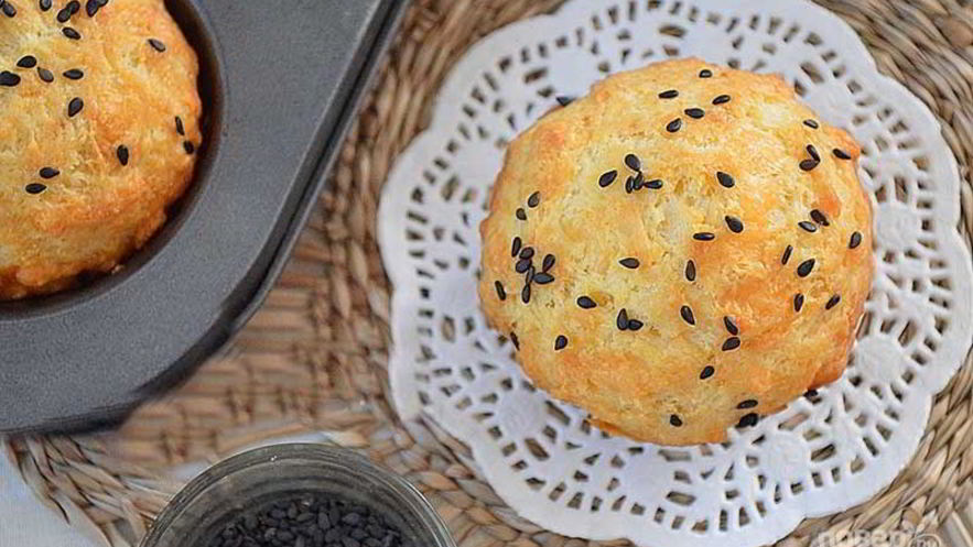 Рецепт сырных кексов