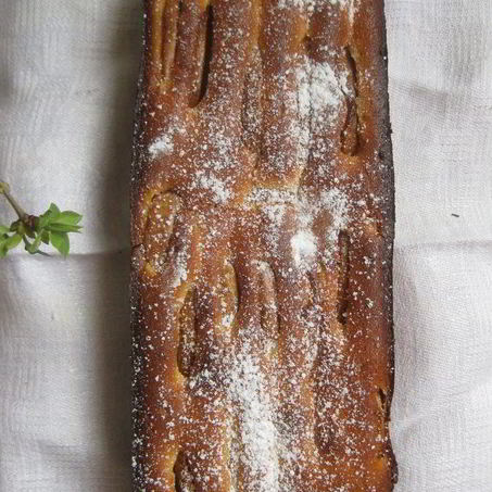 Рецепт Творожного кекса с грушей