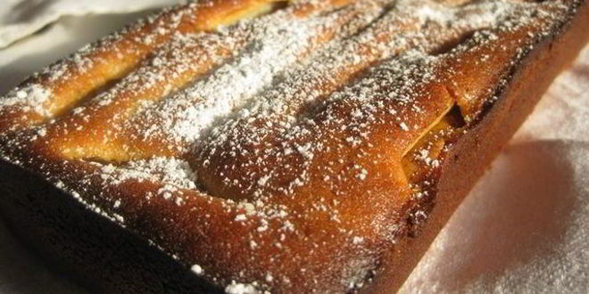 Рецепт творожного кекса с грушей