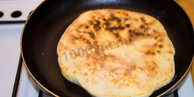 Рецепт хачапури по тбилисски за 5 минут на сковороде