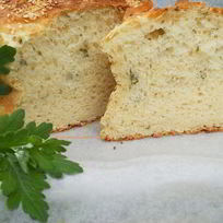 Рецепт Домашнего хлеба с петрушкой без замеса