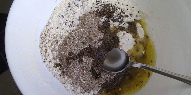 Рецепт кукурузного хлеба с тмином и отрубями